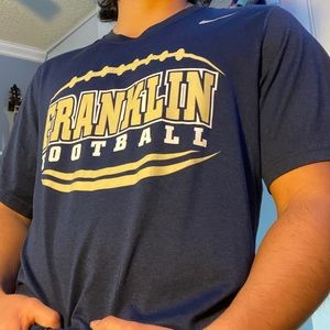 Early 2010s Nike Franklin Football Dri-fit Shirt